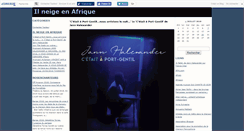 Desktop Screenshot of neigesafricaines.canalblog.com