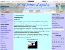 Tablet Screenshot of lesjoursdapres.canalblog.com