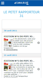 Mobile Screenshot of lerapporteur31.canalblog.com