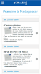 Mobile Screenshot of madafrancine.canalblog.com