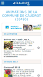 Mobile Screenshot of animationcaudrot.canalblog.com