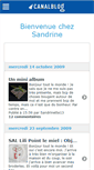 Mobile Screenshot of chezsandrinette.canalblog.com