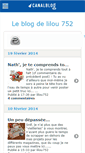 Mobile Screenshot of lilou752.canalblog.com