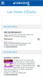 Mobile Screenshot of elisita.canalblog.com