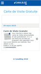 Mobile Screenshot of carte2visite.canalblog.com