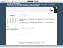 Tablet Screenshot of carte2visite.canalblog.com