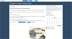 Desktop Screenshot of depotventeluxe.canalblog.com