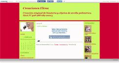 Desktop Screenshot of elenacreaciones.canalblog.com