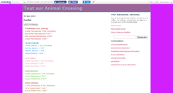 Desktop Screenshot of animalcrossing01.canalblog.com