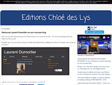 Tablet Screenshot of chloedeslysblog.canalblog.com