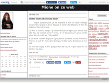 Tablet Screenshot of mioneonzeweb.canalblog.com