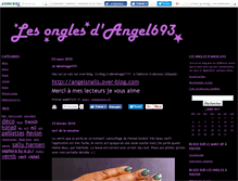 Tablet Screenshot of angelsnails.canalblog.com
