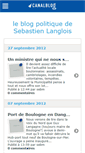 Mobile Screenshot of langloiseb.canalblog.com