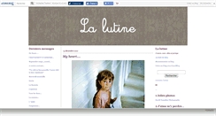 Desktop Screenshot of lalutine.canalblog.com