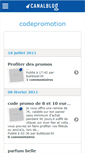 Mobile Screenshot of codepromotion.canalblog.com