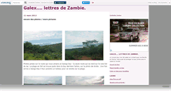 Desktop Screenshot of lettresdezambie.canalblog.com