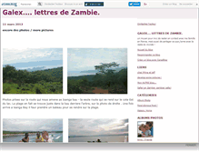 Tablet Screenshot of lettresdezambie.canalblog.com