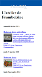 Mobile Screenshot of framboizine.canalblog.com