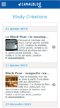 Mobile Screenshot of elodycreation.canalblog.com