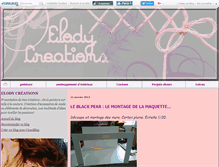 Tablet Screenshot of elodycreation.canalblog.com