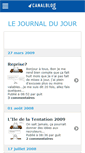 Mobile Screenshot of lejournaldujour.canalblog.com