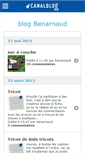 Mobile Screenshot of benarnaud.canalblog.com