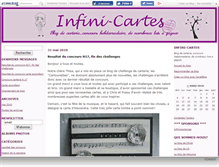 Tablet Screenshot of infinicartes.canalblog.com