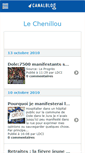 Mobile Screenshot of lechenillou.canalblog.com