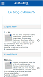 Mobile Screenshot of leblogdaline76.canalblog.com