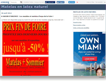 Tablet Screenshot of matelaslatex.canalblog.com