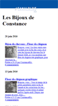 Mobile Screenshot of bijouxconstance.canalblog.com