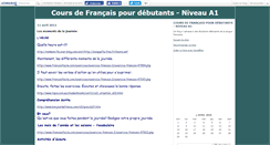 Desktop Screenshot of francaisdebutant.canalblog.com
