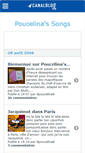 Mobile Screenshot of poucelinasongs.canalblog.com
