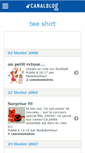Mobile Screenshot of createeshirt.canalblog.com