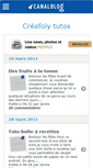 Mobile Screenshot of creafolytutos.canalblog.com