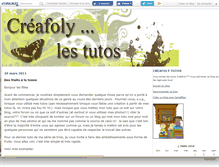 Tablet Screenshot of creafolytutos.canalblog.com