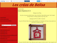 Tablet Screenshot of lescreasdebelisa.canalblog.com