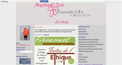 Desktop Screenshot of angeliquezrak.canalblog.com