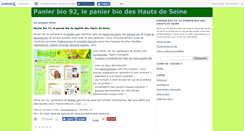 Desktop Screenshot of panierbio92.canalblog.com