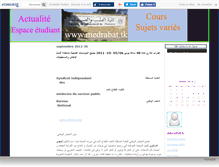 Tablet Screenshot of medrabat.canalblog.com