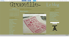 Desktop Screenshot of groseilleblog.canalblog.com