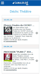 Mobile Screenshot of declictheatre.canalblog.com