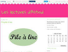 Tablet Screenshot of lecturesdastrid.canalblog.com