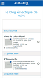 Mobile Screenshot of mimiclectik.canalblog.com