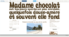 Desktop Screenshot of madamechocolat.canalblog.com