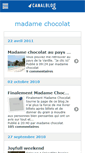 Mobile Screenshot of madamechocolat.canalblog.com