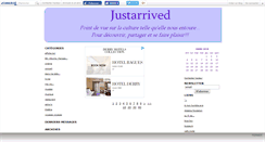Desktop Screenshot of justarrived.canalblog.com