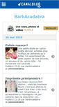 Mobile Screenshot of barbacadabra.canalblog.com