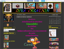 Tablet Screenshot of divacreation.canalblog.com