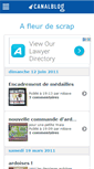 Mobile Screenshot of afleurdescrap.canalblog.com
